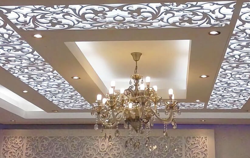 سقف کاذب کناف دکوراتیو در اراک- آباد برج