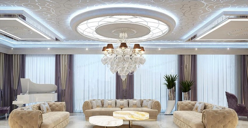 10 مدل سقف کاذب کناف دکوراتیو جدید {2023-1402}