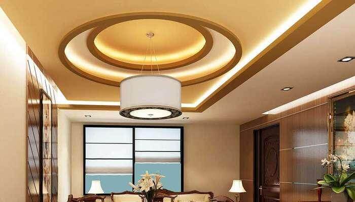 جدیدترین مدل های کناف سقف پذیرایی ساده، شیک و مستطیلی - آباد برج