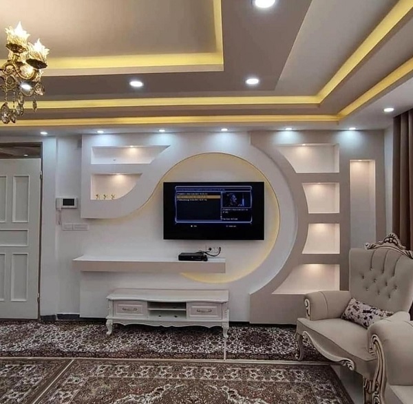 جدیدتریم مدل های کناف پشت تلویزیون - آباد برج