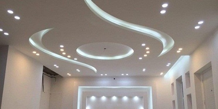 جدیدترین مدل های سقف کناف ثابت - آباد برج