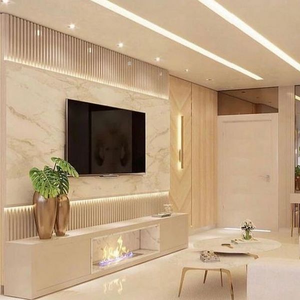 جدیدترین مدل های کناف تی وی روم ساده و لاکچری - آباد برج